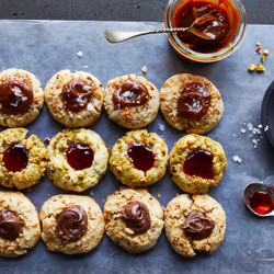 Thumbprints With Dulce De Leche, Nutella Or Jam