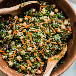 Moroccan-inspired Chickpea Quinoa Salad (power Salad)