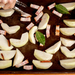Caramelized Turnips With Bacon And Dates