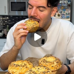 High Protein Homemade Bagels