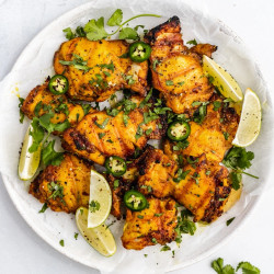 Sazon Grilled Chicken Thighs