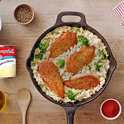 15-minute Chicken &amp; Rice Dinner