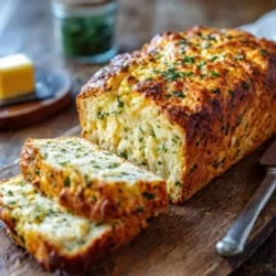 Savory Cheddar &amp; Herb Cottage Cheese Bread