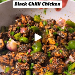 Black Chilli Chicken