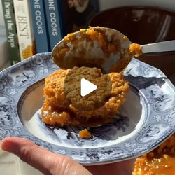 Carrot Cake Covered In Caramel