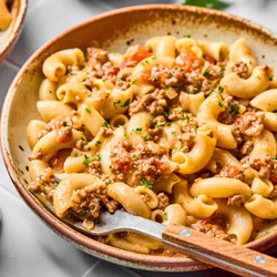 Gluten-free Hamburger Helper (dairy-free Option)