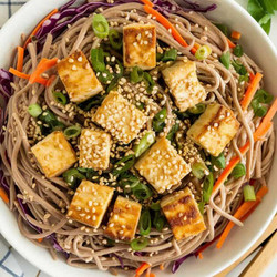 Tofu &amp; Sesame Soba Salad