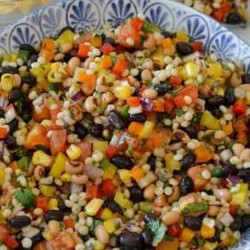 Pearl Couscous Salad With Beans