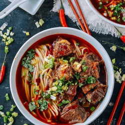 Spicy Beef Noodle Soup