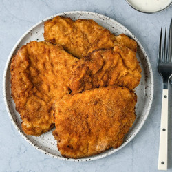 Air-fryer Pork Schnitzel