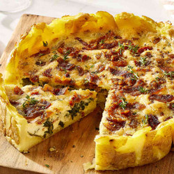 Potato And Bacon Quiche