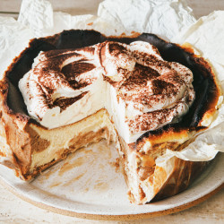 Tiramisu Basque Cheesecake