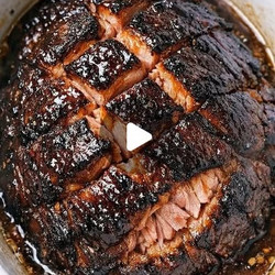 Slow-cooker Brown Sugar Glazed Ham