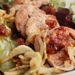 Pork Loin Salad with Date Vinaigrette