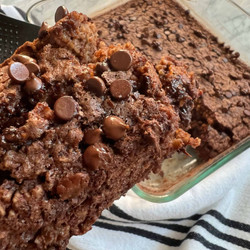 Brownie Baked Oatmeal Vegan