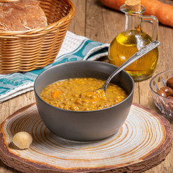 Greek Lentil Soup - Fakés