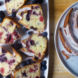 Triple Berry Summer Buttermilk Bundt
