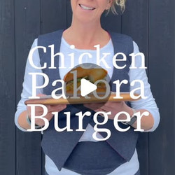 Chicken Pakora Burger
