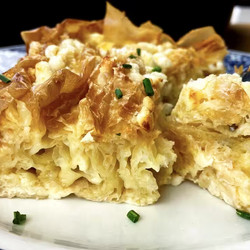 Savoury Ruffled Filo Pie (soufra)