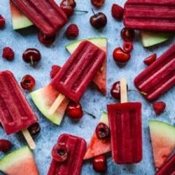 Watermelon Berry Popsicles