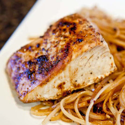 Caribbean Citrus Mahi Mahi With Brown Rice Noodles