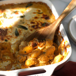 Pumpkin And Sage Baked Gnocchi