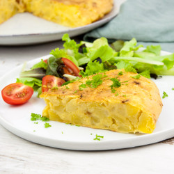 Vegan Tortilla Espanola – Spanish Potato Omelette