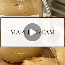 Homemade Maple Cream