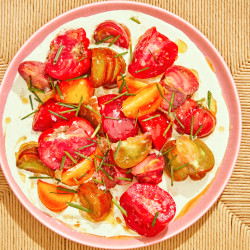 Tomato Salad With Jalapeño Ranch