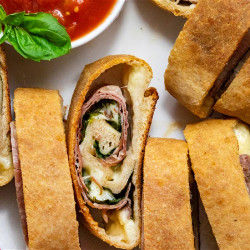 Venetian Rolled Pizza (stromboli)