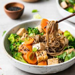 Soba Noodle Stir Fry With Tofu