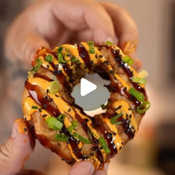 Ahi Poke Tempura Onion Rings