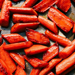 Brown Sugar Roasted Carrots