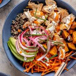 Macro-friendly Buffalo Chicken Bowl Recipe