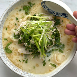 Coconut Ginger Chicken Noodle Soup (one Pot One Portion)