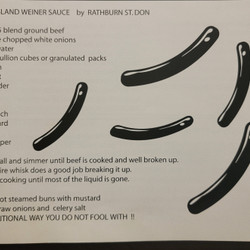 RHODE ISLAND WEINER SAUCE by RATHBURN ST. DON