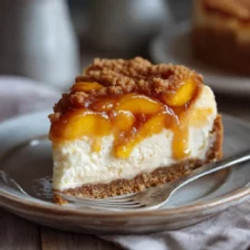 Peach Cobbler Cheesecake