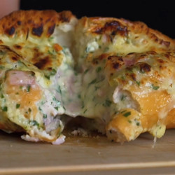 Ham And Cheese Stuffed Bread