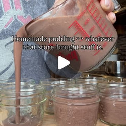 Homemade Chocolate Pudding
