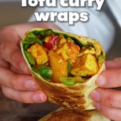 Tofu Curry Wraps