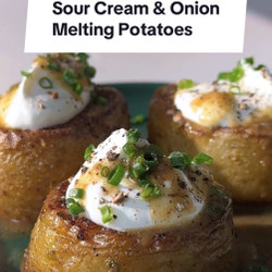 Sour Cream &amp; Onion Melting Potatoes
