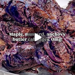 Omg Maple Mustard Anchovy Butter Glazed Cabbages