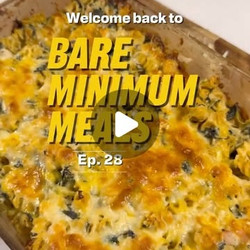 Bare Minimum Spinach Artichoke Chicken Pasta