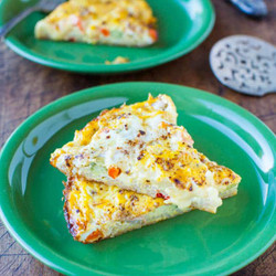 Vegetable Fried Rice Frittata