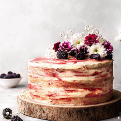 Vegan Blackberry And Gin Cake