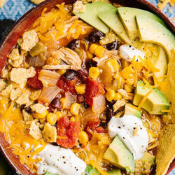 Instant Pot Chicken Enchilada Soup