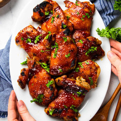 Oven Baked Bbq Boneless Chicken Thighs