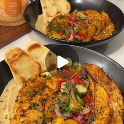 Lemon Herb Hummus Chicken Bowls