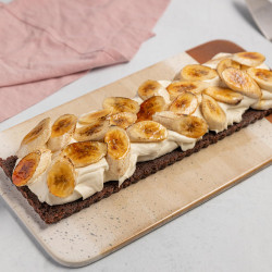No Bake Banana Tart