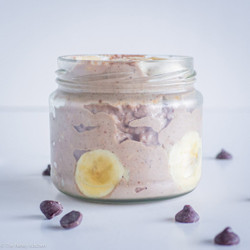 Banana Chocolate Overnight Oats